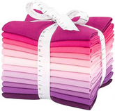 Lot de 12 tissus 100 % coton de couleur unie CraftsFabrics, 45,7 x 55,9 cm de large, idéal pour le quilting, le scrapbooking, la couture et les loisirs créatifs.